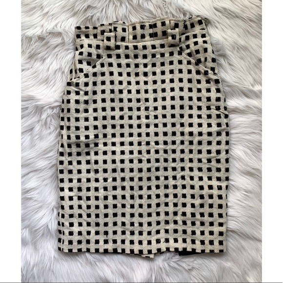 Eva Franco Dresses & Skirts - Eva Franco Cream and Black Skirt